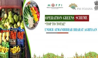 MoFPI দ্বারা অপারেশন গ্রিনস স্কিম