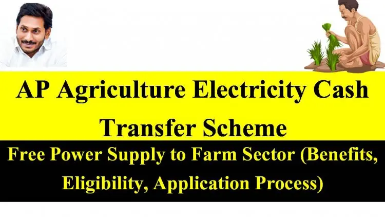 Online Form & Benefits for the Agriculture Electricity Cash Transfer Scheme