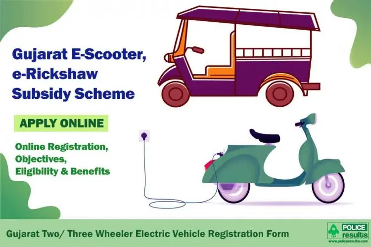 Gujarat Two-Wheeler Scheme: E-Scooter, Rickshaw Subsidy Online Application