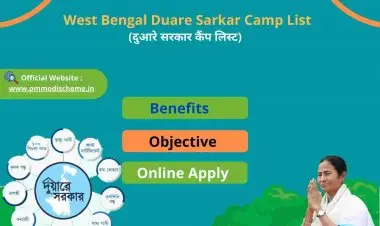 2022 সালের দুয়ারে সরকার ক্যাম্প তালিকার জন্য নতুন জেলা-ভিত্তিক ক্যাম্প তালিকা ডাউনলোড করুন।