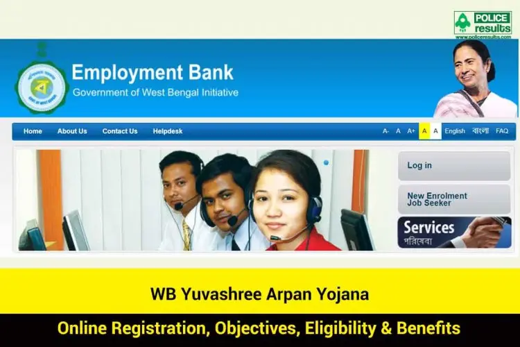 Online enrollment and registration for WB Yuvashree Arpan Yojana 2022