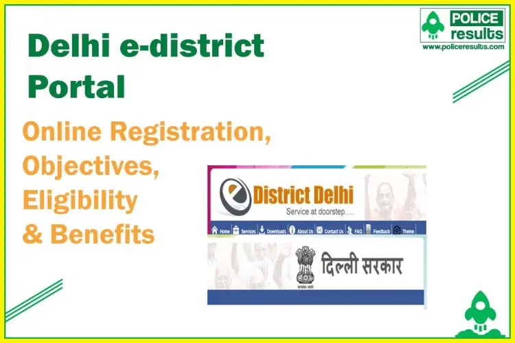 Delhi e-district portal registration: how to register and log in