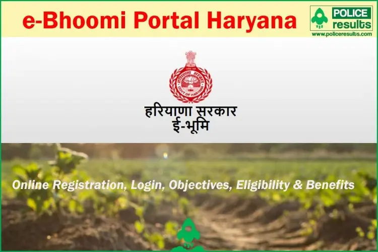 Haryana 2022's e-Bhoomi Portal | Online application and registration process-